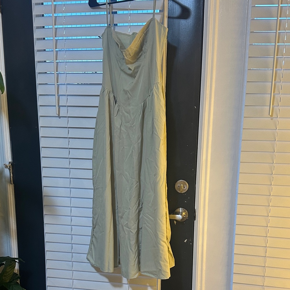 RIHOAS Strapless Cream Dress